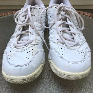 K-Swiss classic white athletic shoes size 10